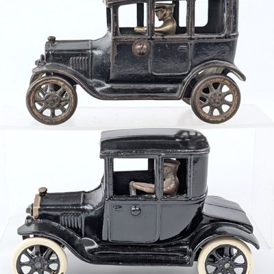 Arcade Cast Iron Sedan and Coupe