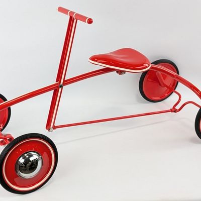 Restored Early Child's Ride On Irish Mail Cart