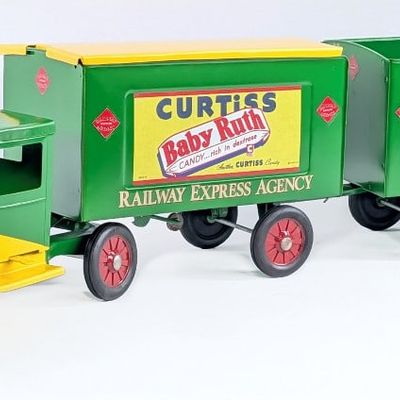 Restored Buddy L Curtiss Baby Ruth Delivery Truck