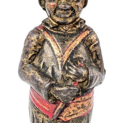 AC Williams Cast Iron Clown Still Bank