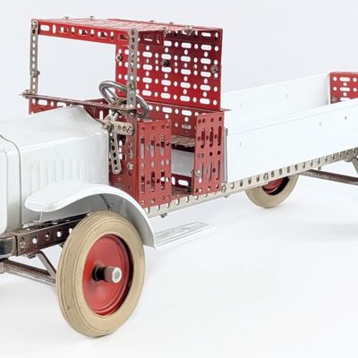 Custom Kelmet White Erector Set Truck