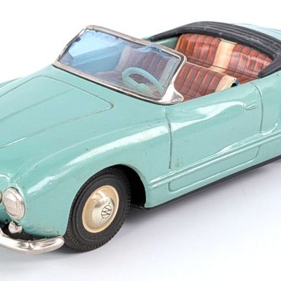 Bandai Japan Tin Friction Karmann Ghia Car