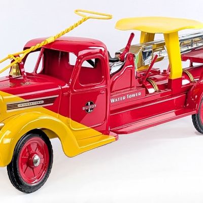 Restored 1938 Buddy L Water Tower Fire Truck