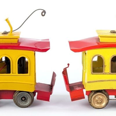 (2) David O King Electric Toonerville Trolley's