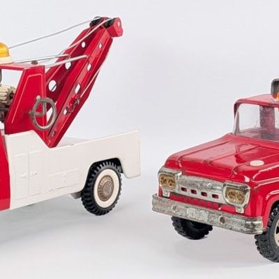 Buddy L & Tonka Wrecker Tow Trucks