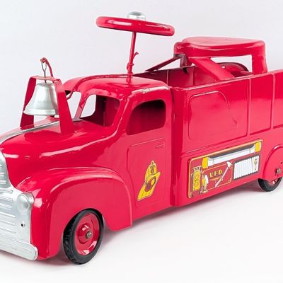 Marx Ride On Fire Truck