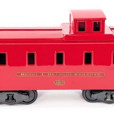 Restored Buddy L Outdoor Railroad #3017 Caboose