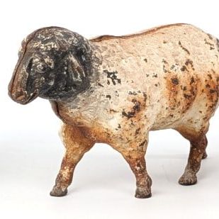 (3) Cast Iron Sheep Coin Bank