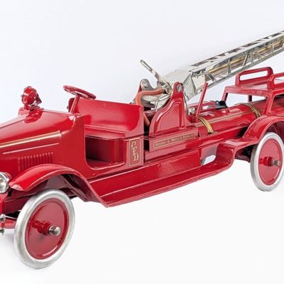 Restored Buddy L Water Tower Fire Truck
