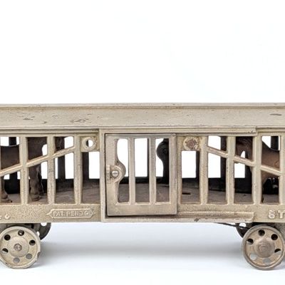 Ideal Cast Iron Nickel Plated Stock Car