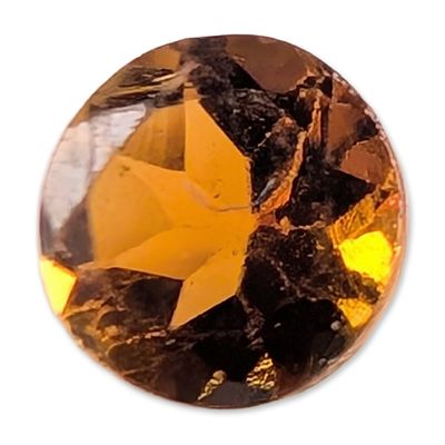 Sale Photo Thumbnail #179: Round Brilliant Cut Amber Yellow Citrine
