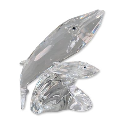 Sale Photo Thumbnail #275: Swarovski SCS Crystal 1992 Mother and Child Figurine, Care For Me