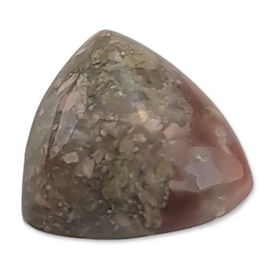 Sale Photo Thumbnail #335: Variegated Jasper Triangular Gemstone Cabochon
