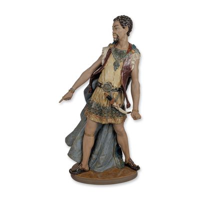 Sale Photo Thumbnail #213: Lladro Gres Othello Porcelain Sculpture