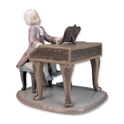 Sale Photo Thumbnail #224: Lladro Limited Edition Porcelain Figurine, Young Mozart 01005915 with COA