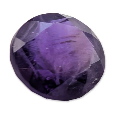 Sale Photo Thumbnail #153: Round Modified Brilliant Cut Amethyst Gemstone