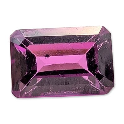 Sale Photo Thumbnail #333: Emerald Cut Magenta Purple Garnet