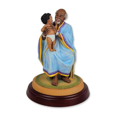 Sale Photo Thumbnail #124: Thomas Blackshear Ebony Visions Grandpa's Favorite Figurine
