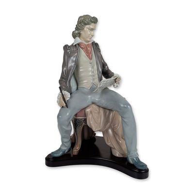 Sale Photo Thumbnail #223: Lladro Limited Edition Beethoven Porcelain Figurine 5339