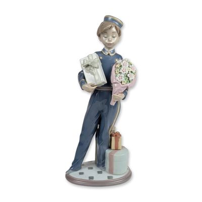 Sale Photo Thumbnail #210: Lladro Special Delivery Porcelain Figurine 5783