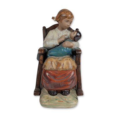 Lladro Gres Rocking Chair Figurine 2089