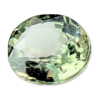 Sale Photo Thumbnail #358: Oval Cut Light Green Tourmaline Gemstone
