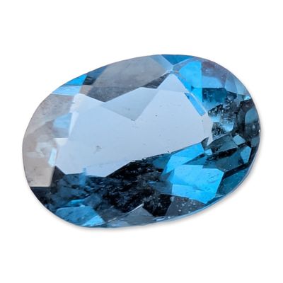 Sale Photo Thumbnail #353: Oval Faceted London Blue Topaz Gemstone