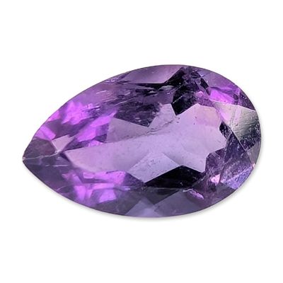 Sale Photo Thumbnail #142: Pear Cut Amethyst Gemstone