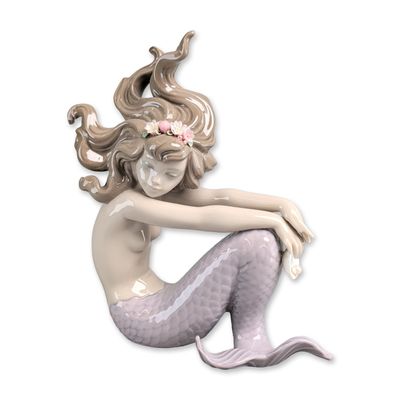 Sale Photo Thumbnail #217: Lladro Mermaid Porcelain Figurine, Illusion 01001413