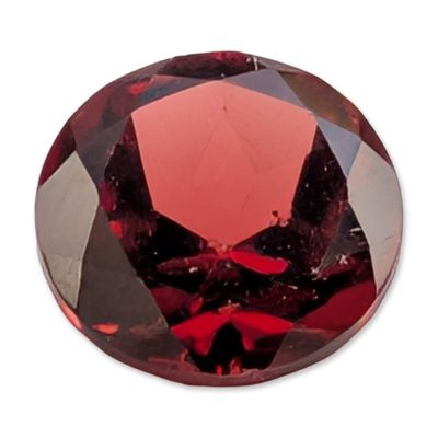 Sale Photo Thumbnail #330: Loose Round Brilliant Cut Red Garnet