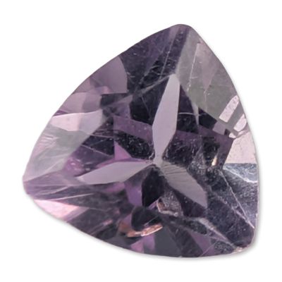 Sale Photo Thumbnail #138: Loose Trilliant Cut Light Violet Amethyst Gemstone