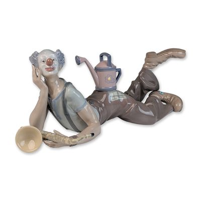 Lladro Porcelain Clown Figurine, Seeds of Laughter 01005764