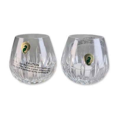 Sale Photo Thumbnail #287: 2pc Waterford Reflections Crystal Votive Holders