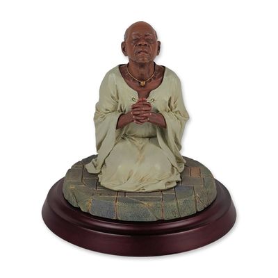 Sale Photo Thumbnail #128: Thomas Blackshear Ebony Visions The Prayer Figurine