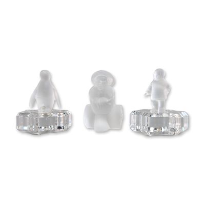 3pc Ebeling and Reuss Crystal Signatures Figurines