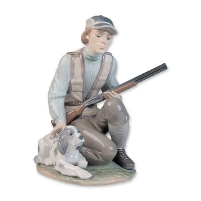 Sale Photo Thumbnail #244: Lladro Glazed Porcelain Figurine, The Sportsman 01006096