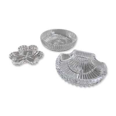 Sale Photo Thumbnail #103: 3pc Waterford Cut Crystal Tabletop Dishes