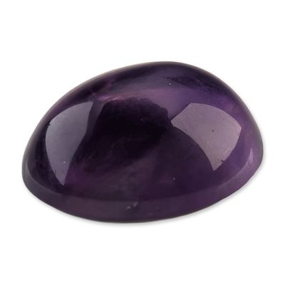 Sale Photo Thumbnail #154: Loose Oval Amethyst Cabochon Gemstone