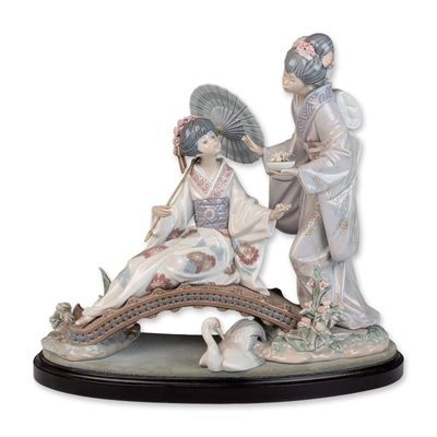 Lladro Porcelain Figurine, Springtime in Japan 01001445