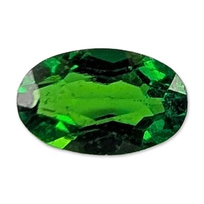 Sale Photo Thumbnail #360: Faceted Oval Green Tsavorite Gemstone