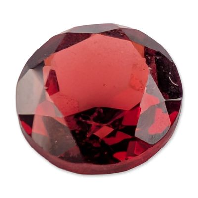 Sale Photo Thumbnail #327: Oval Mixed Cut Red Garnet Faceted Gemstone