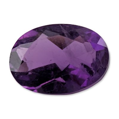 Sale Photo Thumbnail #158: Oval Faceted Amethyst Loose Gemstone