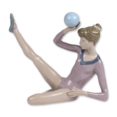 Sale Photo Thumbnail #246: Lladro Spanish Porcelain Rhythmic Gymnast Figurine 5332
