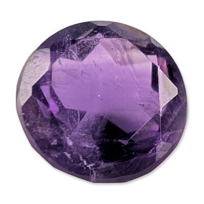 Sale Photo Thumbnail #161: Loose Round Brilliant Cut Amethyst Gemstone