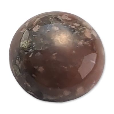 Sale Photo Thumbnail #336: Round Multi-Colored Jasper Gemstone Cabochon