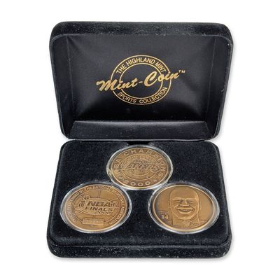 Sale Photo Thumbnail #135: Highland Mint Los Angeles Lakers Shaquille O'Neal Coin Set