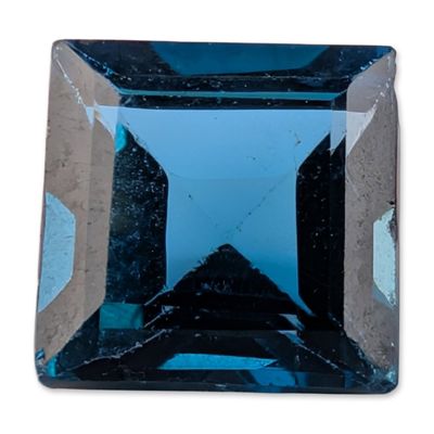 Sale Photo Thumbnail #354: Square Emerald Cut Blue Loose Topaz Gemstone