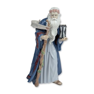 Sale Photo Thumbnail #205: Lladro Inspiration Millennium Father Time Porcelain Figurine 6696