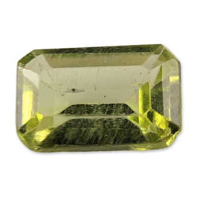 Sale Photo Thumbnail #368: Emerald Cut Yellowish Green Loose Gemstone