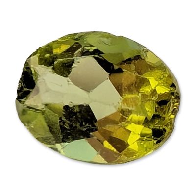 Sale Photo Thumbnail #185: Oval Cut Yellowish Green Loose Gemstone